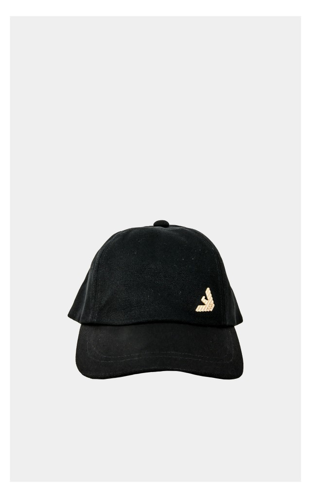 Czapka EA7 Emporio Armani Logowana Czarna
