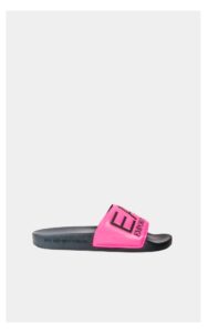 Klapki EA7 Emporio Armani Logowane Różowe
