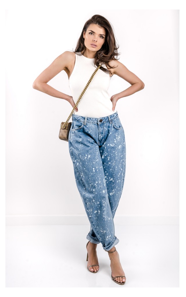 Jeansy OneTeaspoon Slouchy Z Efektem Poplamienia
