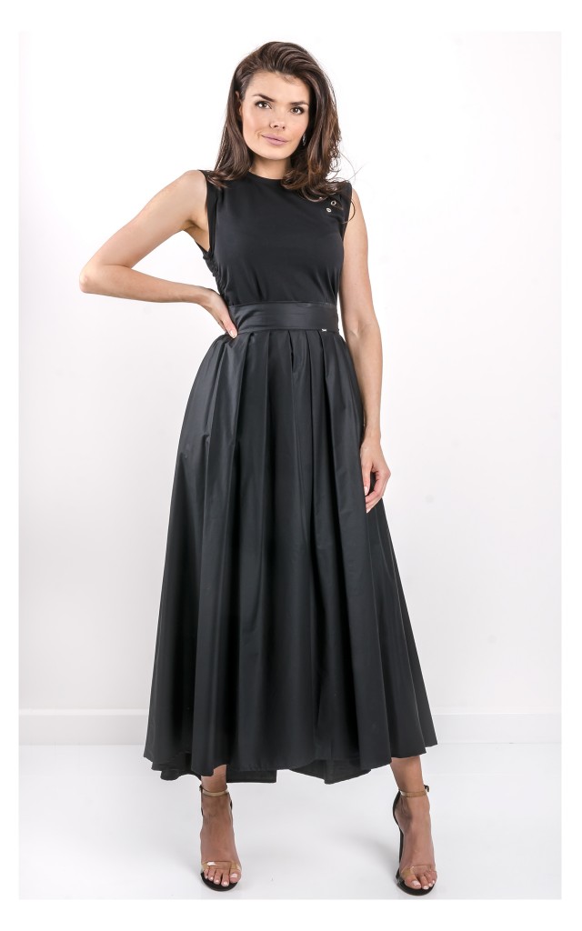Top Patrizia Pepe Z Nitami Czarny