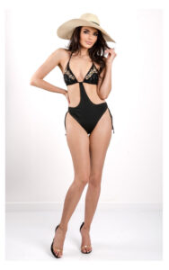 Strój Kąpielowy Twin Set U&B Trikini Czarny