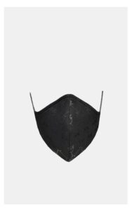 Maseczka Ochronna Pinko Monogram Czarna