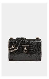 Torebka Guess Crossbody Croco Czarna