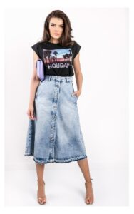 T-shirt Liu Jo Poster Czarny