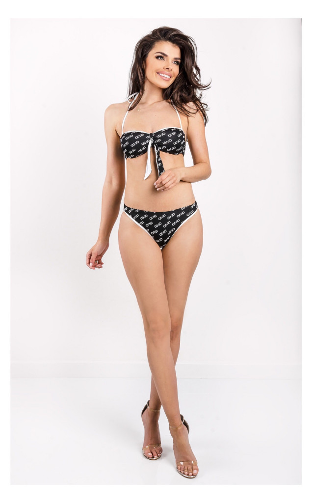 Strój Kąpielowy Liu Jo Bikini Logomania Czarny