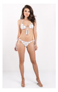 Strój Kąpielowy Guess Bikini Logomania Biały