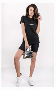 T-shirt Karl Lagerfeld Logowany Czarny
