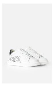 Sneakersy Karl Lagerfeld Kapri Logowane Białe