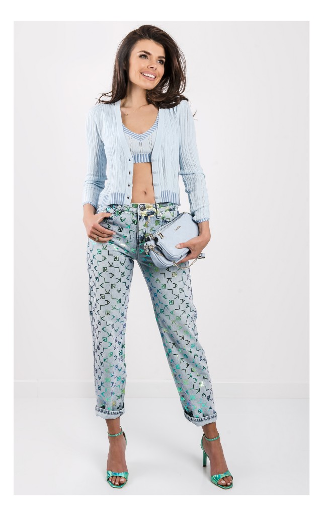 Jeansy Karl Lagerfeld Mom Fit Logomania