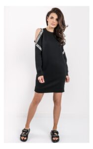 Sukienka Karl Lagerfeld Mini Dresowa Czarna