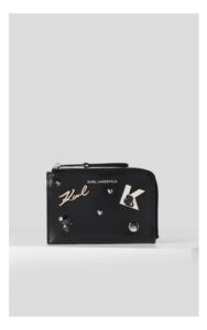 Etui Na Karty Karl Lagerfeld Logo Czarne