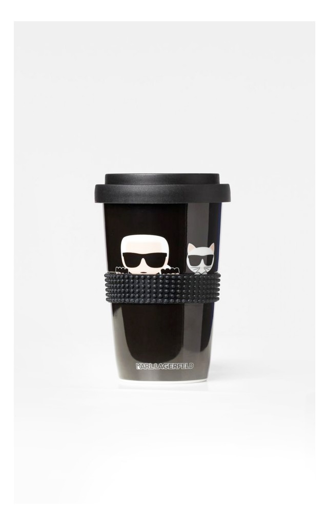 Kubek Karl Lagerfeld Termiczny Czarny