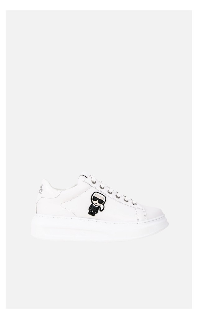 Sneakersy Karl Lagerfeld Z Ikoną Białe