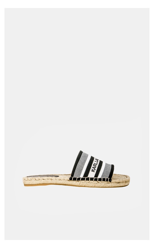 Klapki Karl Lagerfeld Espadryle Logowane