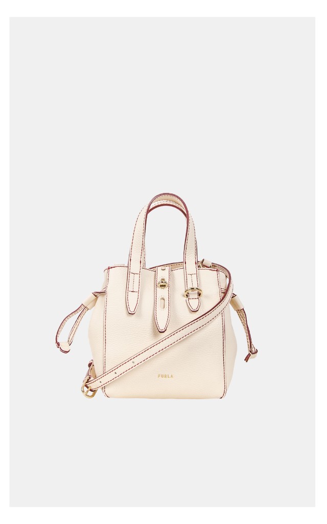 Torebka Furla Net Crossbody Kremowa