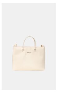 Torebka Furla Essential Mini Skórzana Kremowa