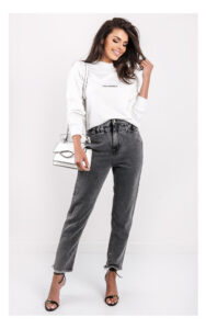 Bluza Karl Lagerfeld Logowana Biała