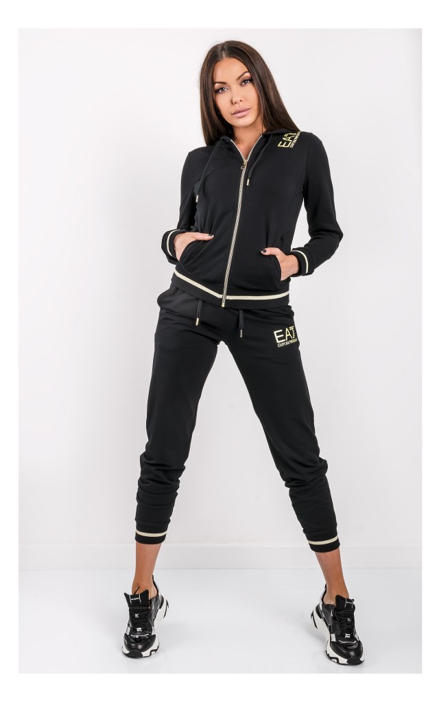 Komplet EA7 Emporio Armani Logo Czarny