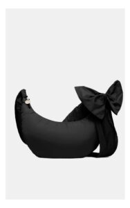 Torebka Red Valentino Hobo Z Kokardą Czarna