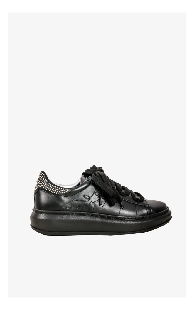 Sneakersy Patrizia Pepe Logo FLY Czarne
