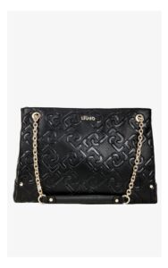 Torebka Liu Jo Shopper Monogram Czarna