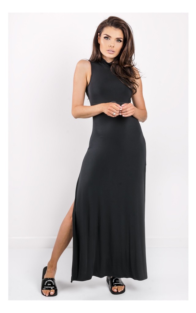 Sukienka Emporio Armani Maxi Czarna