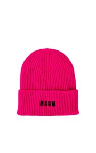 Czapka MSGM Logowana Różowa