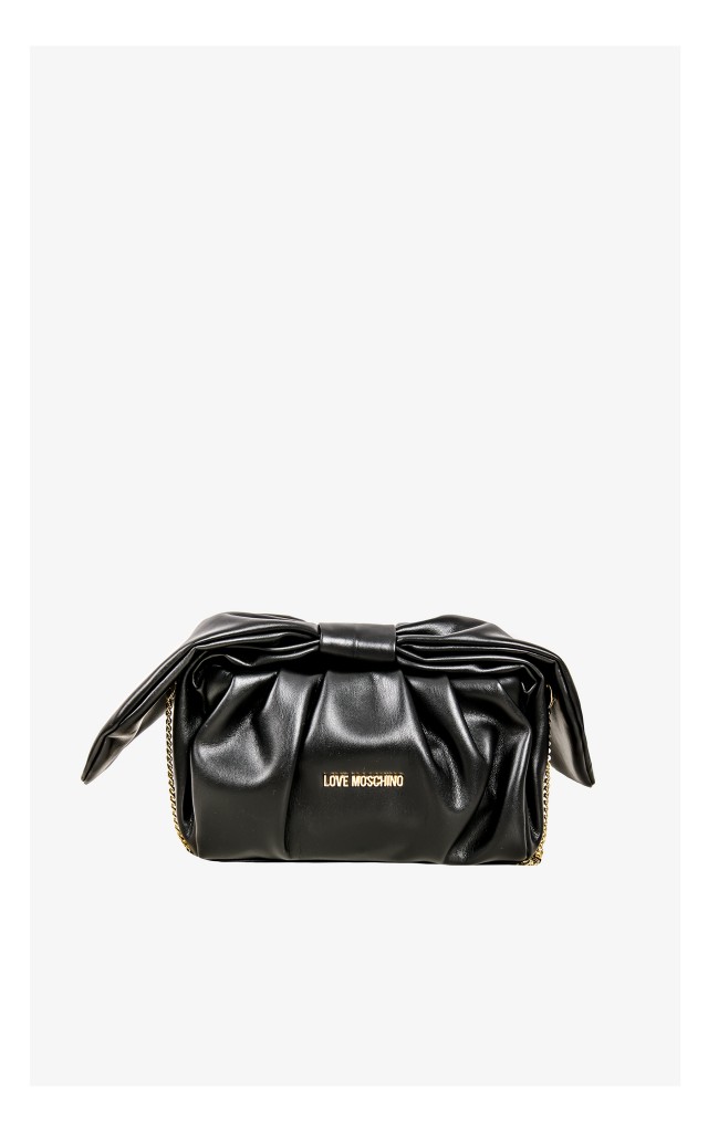 Torebka Love Moschino Z Kokardą Czarna