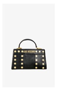 Torebka Love Moschino Z Nitami Czarna