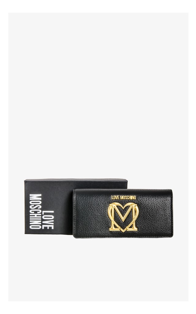 Portfel Love Moschino Duży Czarny