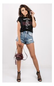 T-shirt Red Valentino Z Nadrukiem Czarny