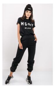 T-shirt MSGM Z Logo Czarny