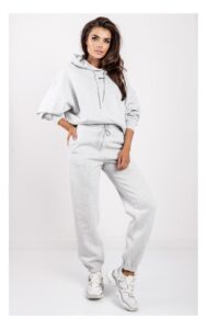 Spodnie MSGM Dresowe Z Logo Szare