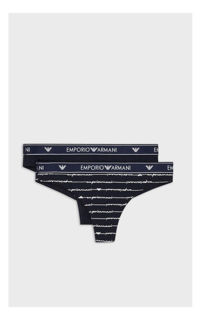 Majtki Emporio Armani Brazilian 2Pak Granatowe
