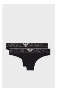 Majtki Emporio Armani Brazilian 2Pak Czarne