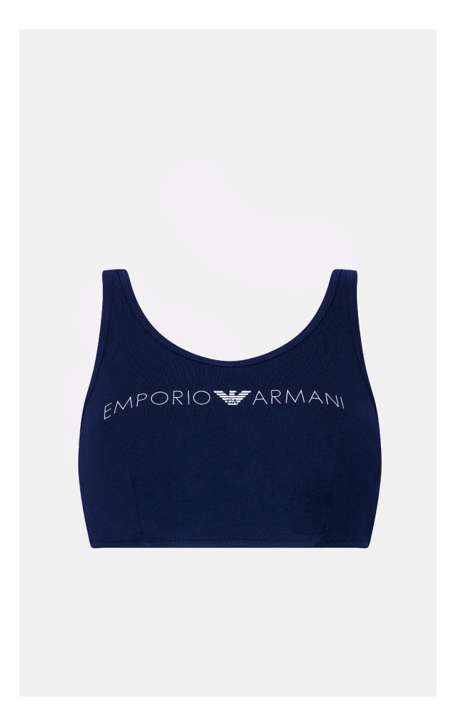 Top Emporio Armani Krótki Granatowy