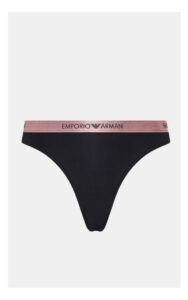 Stringi Emporio Armani Logo Czarne