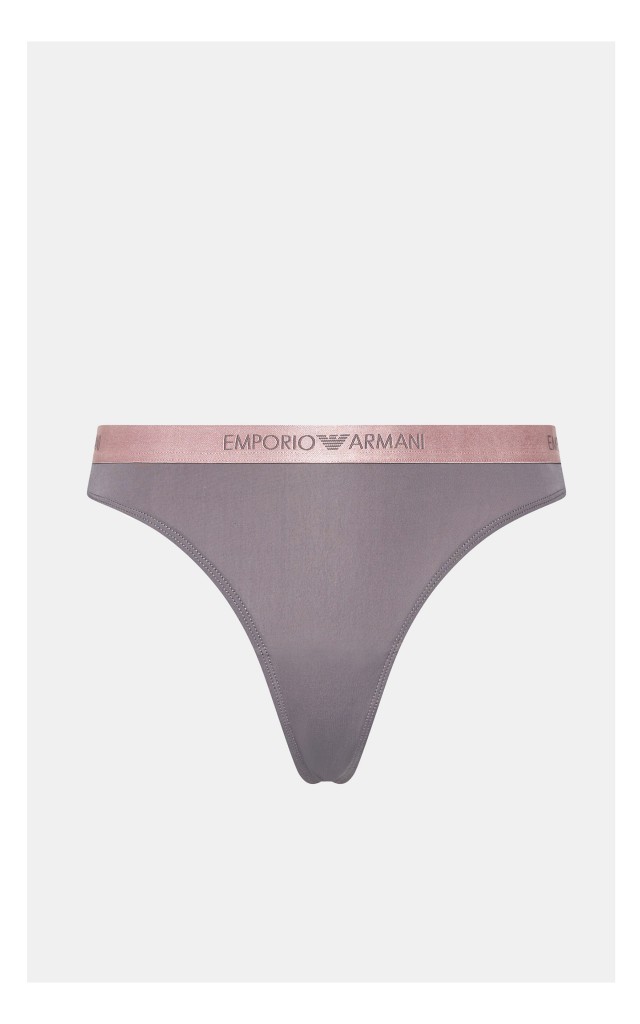 Majtki Emporio Armani Brazilian Ciemnoszare