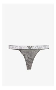 Stringi Emporio Armani Logowane Szare