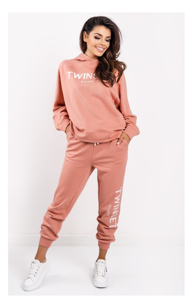 Spodnie Twin Set Dresowe Łososiowe