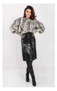 Sweter Twin Set Z Bufiastym Rękawem