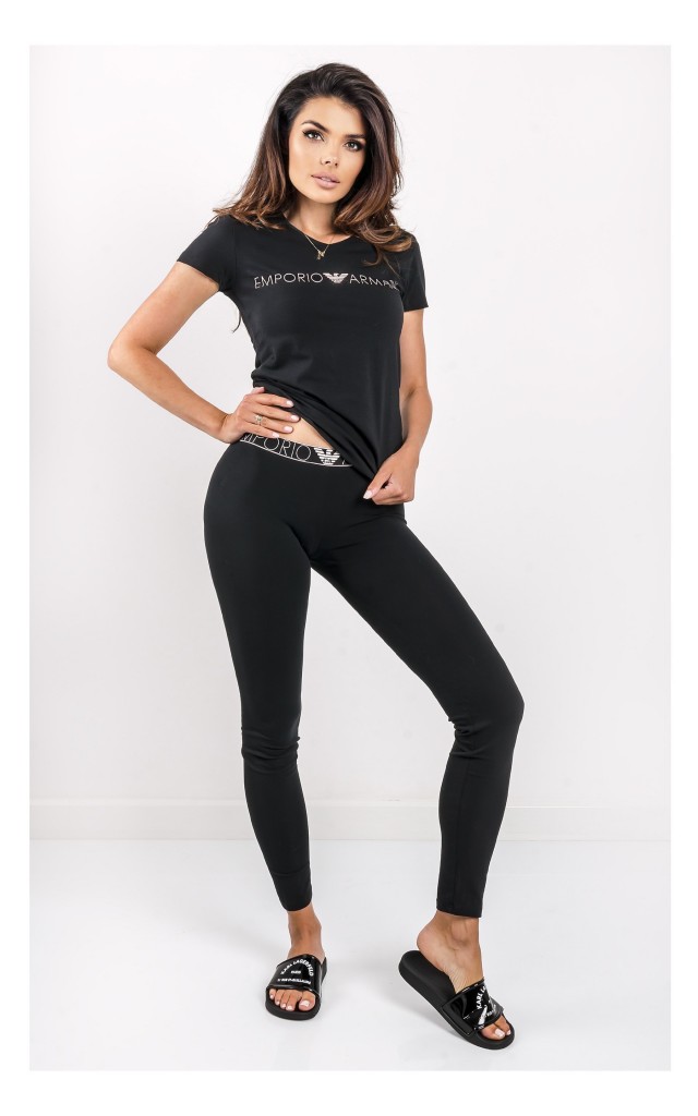 T-shirt Emporio Armani Logowany Czarny