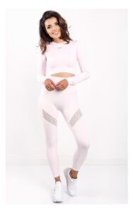 Legginsy Guess Gym Jasny Róż