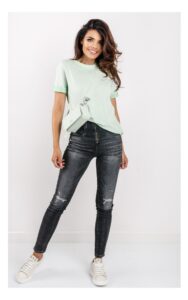 T-shirt Guess Logowany Zielony