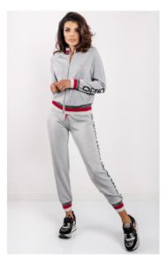 Bluza Liu Jo Rozpinana Metaliczna Szara