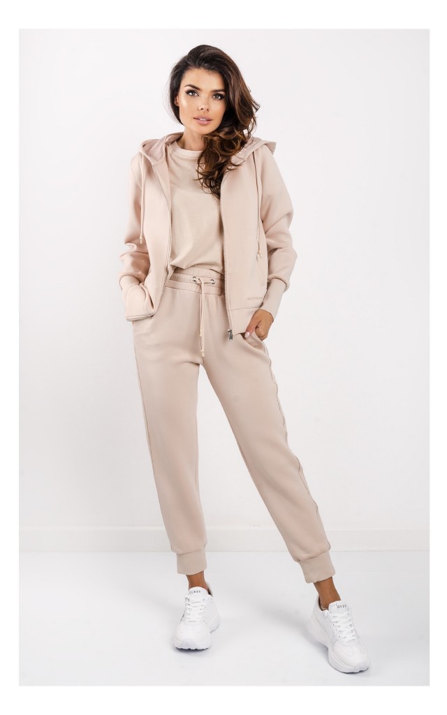 Bluza Guess Rozpinana Kremowa