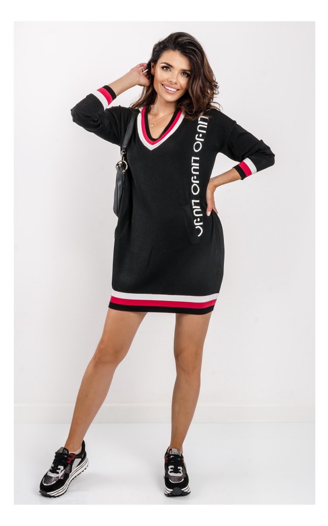 Sweter Liu Jo Oversize Metaliczny Czarny