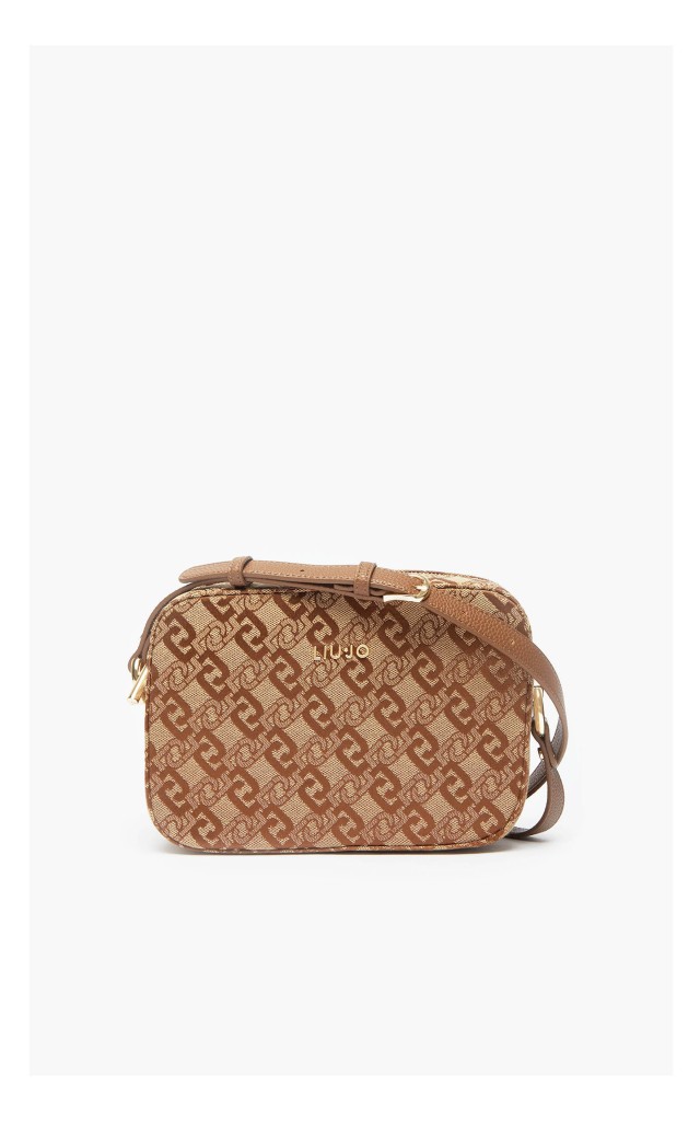Torebka Liu Jo Crossbody Monogram Brązowa