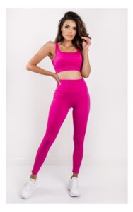 Top Guess Krótki Sportowy Fuksja