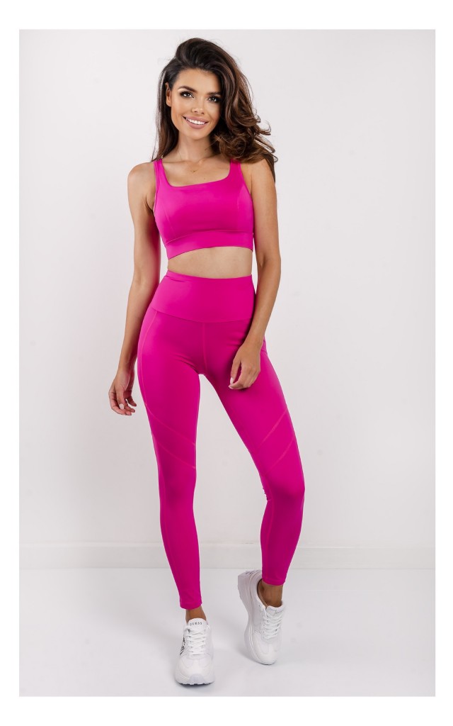 Legginsy Guess Sportowe Fuksja